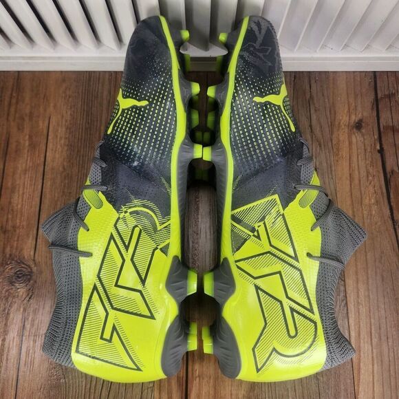PUMA Future 7 Match Rush FG/AG Mens Size 12 Gray Green Soccer Cleats 107842-01 - Picture 6 of 11
